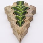 (image for) Lost in the Forrest - Small Tree in a Tree Wooden Decoration - 15x10cm