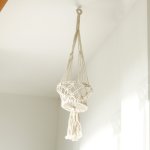 (image for) Macrame Pot Holder - Single Small Pot