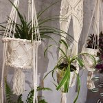 (image for) Macrame Pot Holder - Single Small Pot
