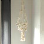 (image for) Macrame Pot Holder - Single Small Pot