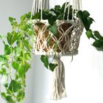 (image for) Macrame Pot Holder - Double Holder
