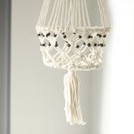 (image for) Macrame Pot Holder - Lrg Single Beaded