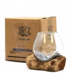 (image for) Molten Glass on Wood - Small Bowl