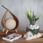 (image for) Molten Glass on Whitewash Wood - Small Bowl