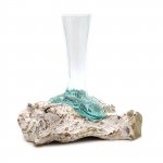 (image for) Molten Glass on Whitewash Wood - Vase - Medium
