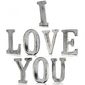 Shabby Chic Letters - I LOVE YOU (8) Shabby Chic Letters - I LOVE YOU (8)
