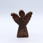 (image for) Small Mango Wood Angel - Gold Decor