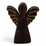 (image for) Small Mango Wood Angel - Gold Decor