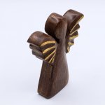(image for) Medium Mango Wood Angel - Gold Decor