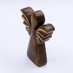 (image for) Medium Mango Wood Angel - Gold Decor