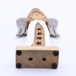 (image for) Large Mango Wood Star Angel Metal Wings & Enamel Detail