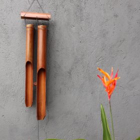 Bamboo Windchime - Natural finish - 4 Big Tubes Bamboo Windchime - Natural finish - 4 Big Tubes