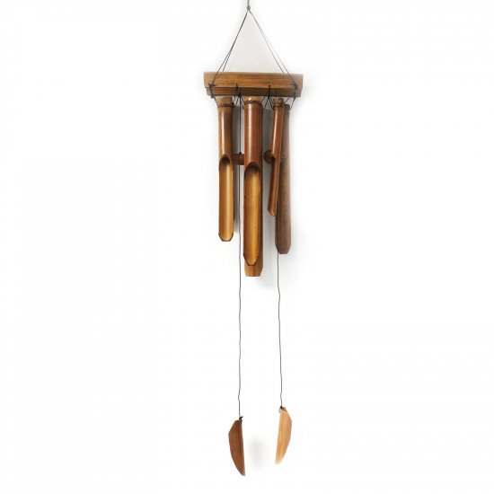 (image for) Bamboo Windchime - Natural finish - 6 Large Tubes