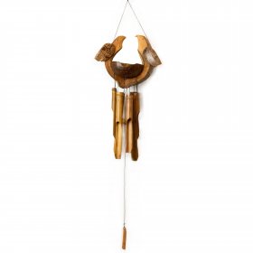 Bamboo Windchime - Natural finish - Husband & Wife Bamboo Windchime - Natural finish - Husband & Wife