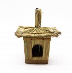(image for) Small Square Seagrass Bird Box 18x13cm