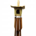 (image for) Square Seagrass Bird Box with Chimes 49x15cm