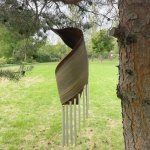 (image for) Coconut Leaf Wind Chimes - Natural