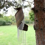 (image for) Coconut Leaf Wind Chimes - Natural