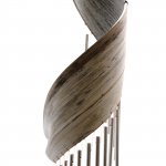 (image for) Coconut Leaf Wind Chimes - Whitewash