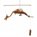 (image for) Natural Coconut Dragon Mobile 37cm