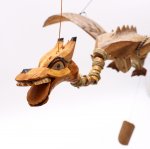 (image for) Natural Coconut Dragon Mobile 37cm
