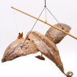 (image for) Natural Coconut Dragon Mobile 37cm