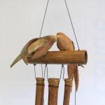 (image for) Coconut Twin Birds Windchimes