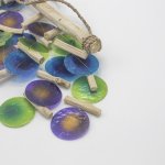 (image for) Green & Purple Driftwood Chime