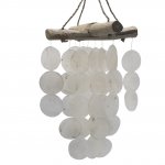 (image for) Pearl Effect & Driftwood Cross Chime