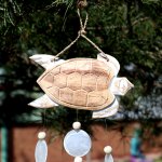 (image for) Whitewash Turtle Carving and Natural Copis Drop