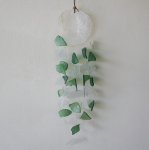 (image for) Copis & Glass Drop - Green & White Glass