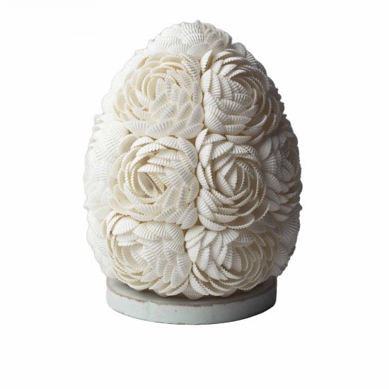 (image for) Boho Sea Shell Lamp - Rose Oval - 15cm