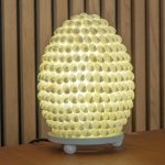 (image for) Boho Sea Shell Lamp - Buting Shell Oval - 15cm