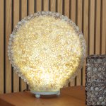 (image for) Boho Sea Shell Lamp - Cut Art Shell Large Round - 30cm