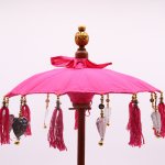 (image for) Bali Home Decor Parasol - Cotton - Pink- 40cm