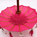 (image for) Bali Home Decor Parasol - Cotton - Pink- 40cm