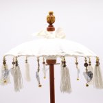 (image for) Bali Home Decor Parasol - Canvas - Natural- 40cm