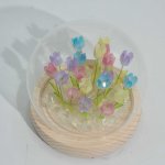 (image for) Floral Glow Garden Dome - 20 Multi Tulips - LED USB