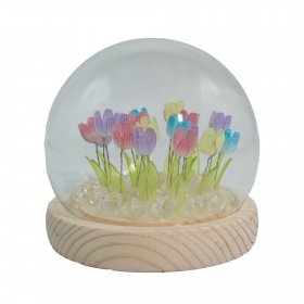 Floral Glow Garden Dome - 20 Multi Tulips - LED USB Floral Glow Garden Dome - 20 Multi Tulips - LED USB