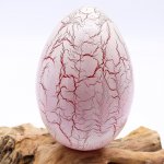 (image for) DriftGlow Lamp Crackle Fire Egg Shade - Orange