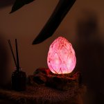 (image for) DriftGlow Lamp Crackle Lotus Flower Shade - Purple