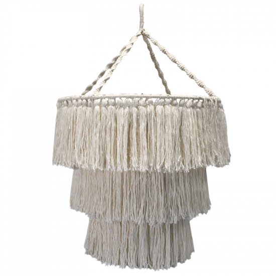 (image for) Macrame Soft Chandelier - Natural
