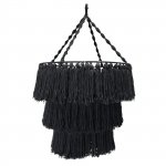 (image for) Macrame Soft Chandelier - Black