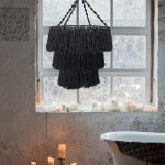 (image for) Macrame Soft Chandelier - Black