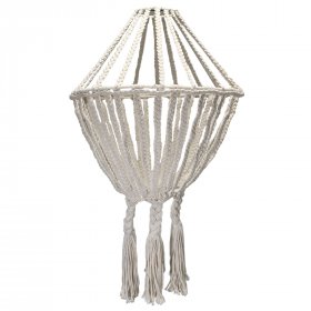 Macrame Large Drop Chandelier - Natural Macrame Large Drop Chandelier - Natural