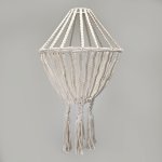 (image for) Macrame Large Drop Chandelier - Natural