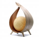(image for) Natural Coconut Lamp - Natural Wrapover