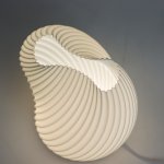 (image for) New Wave Lamp - USB - 3 settings - Shell Twisted