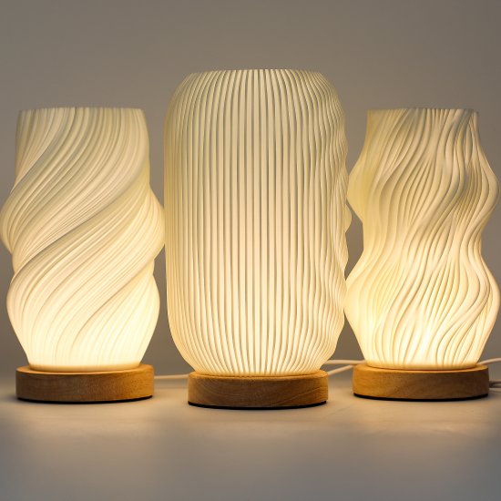 (image for) New Wave Lamp - USB - 3 settings - Modern Twisted