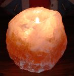 (image for) Quality Natural Salt Candle Holder